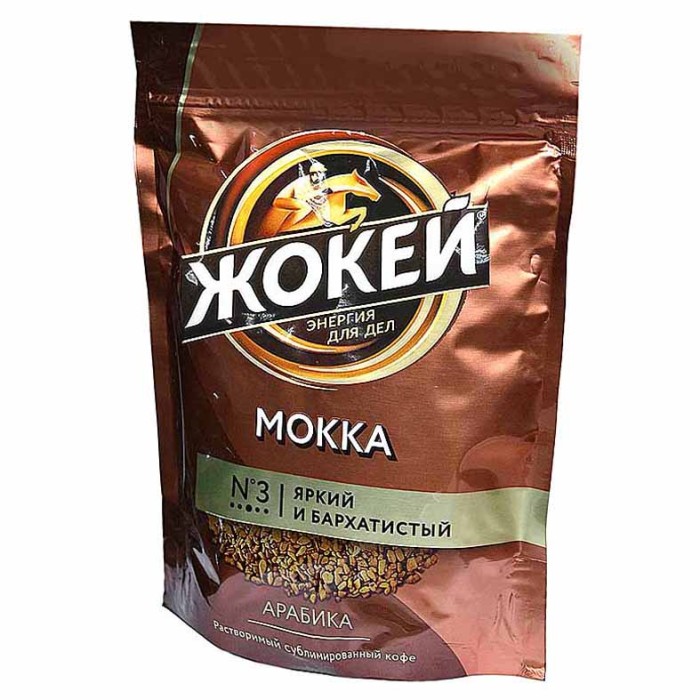 Кофе Жокей Mokka гранул раст 130гр д/п