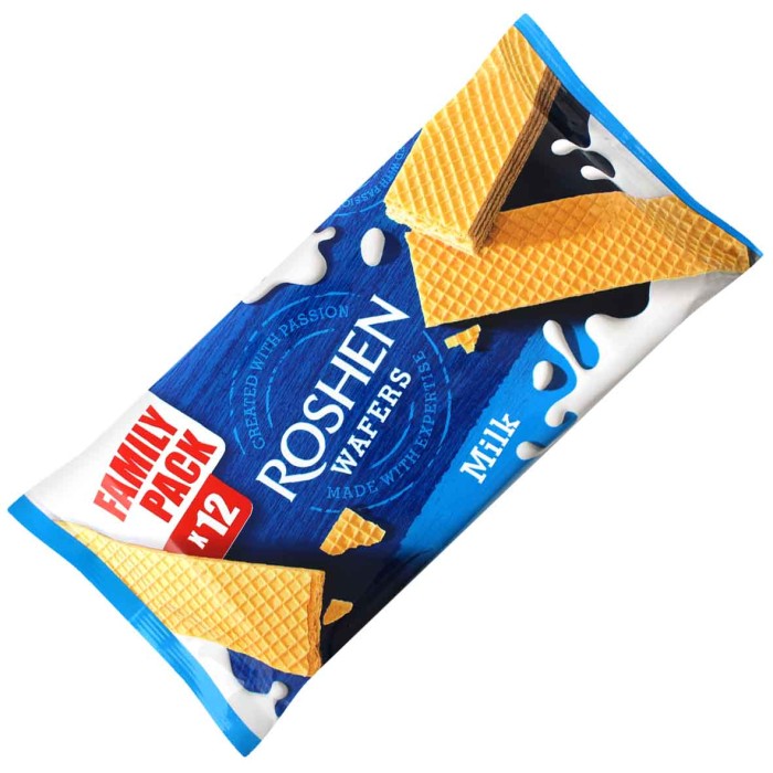 Вафли Roshen Wafers молоко 216гр м/у