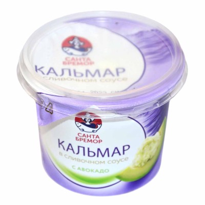 Паста Санта Бремор кальмар с авокадо 150гр пэт