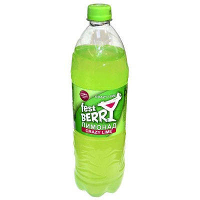 Напиток Fest Berry crazy lime газ 1л пэт