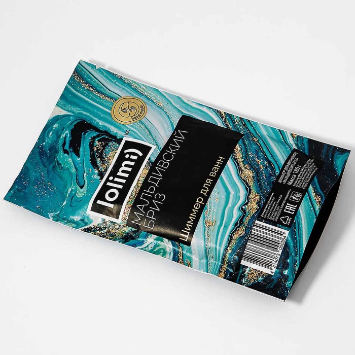 Шиммер для ванн Lolimi) Мальдивский бриз 180гр ф/п