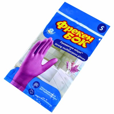 Перчатки Фрекен Бок резиновые плотные S м/у