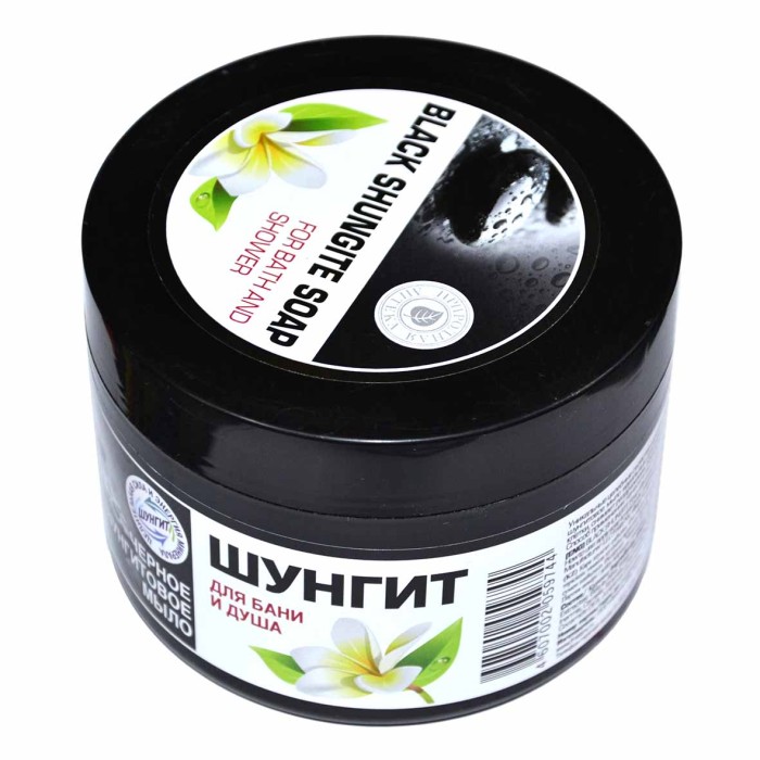 Мыло густое Фратти Черное шунгитовое для бани и душа 500гр пэт