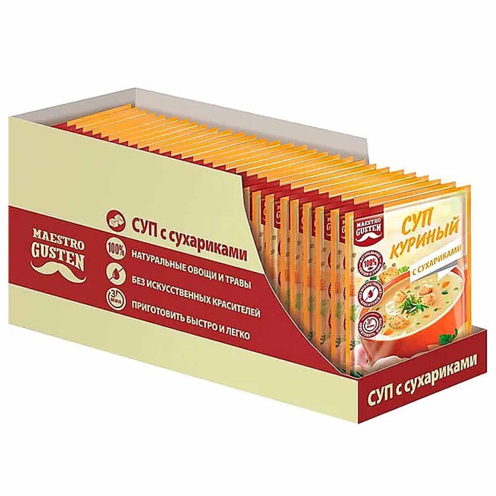 Суп Maestro Gusten Куриный с сухариками 16гр м/у