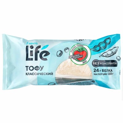Продукт белковый Лента Life Тофу классический 120гр м/у