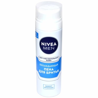 Пена для бритья Nivea Men Охлаждающий 200мл ж/б
