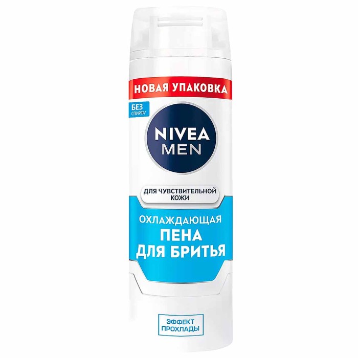 Пена для бритья Nivea Men Охлаждающий 200мл ж/б