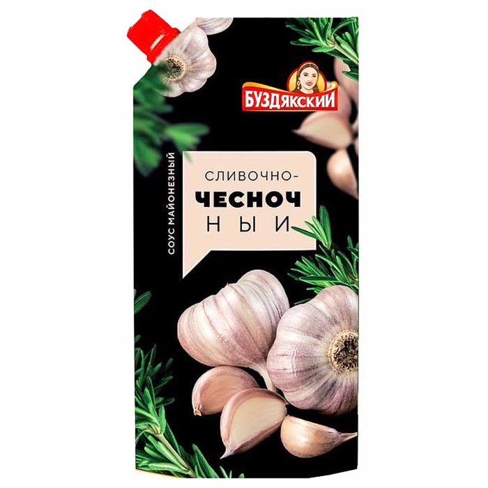 Соус Буздякский сливочно-чесночный 190гр д/п