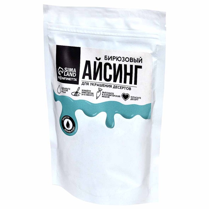 Смесь Айстинг для глазури бирюзовый 200гр м/у