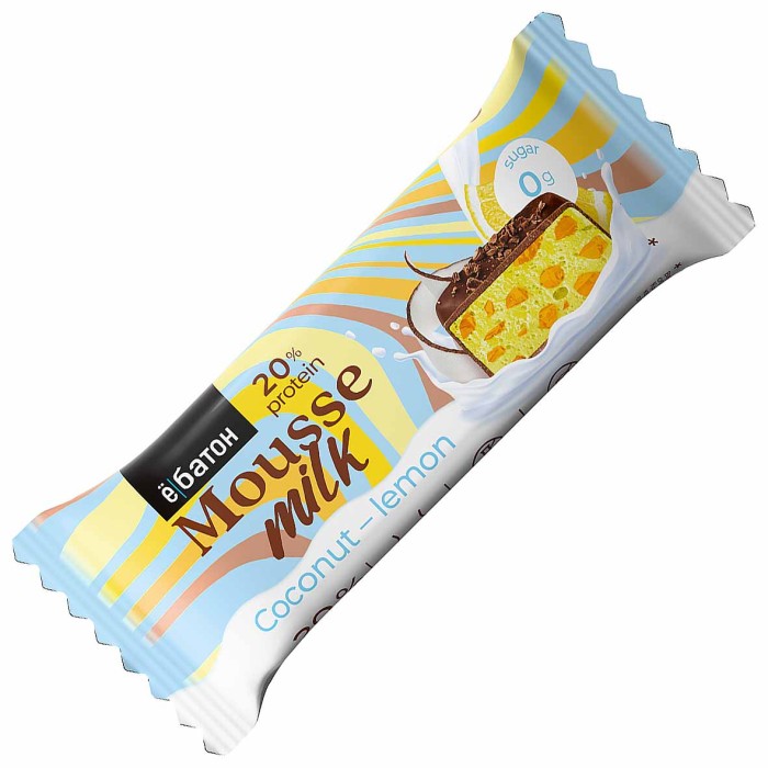 Десерт Ёбатон Mousse milk кокос-лимон 40гр м/у
