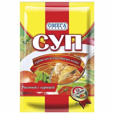 Суп Омега Рисовый с курицей 70гр м/у