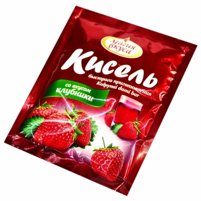 Кисель Магия вкуса клубничный 90гр м/у