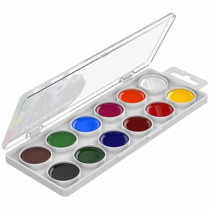 Краски акварельные Erich Krause Panda Hugs 12цв арт62984