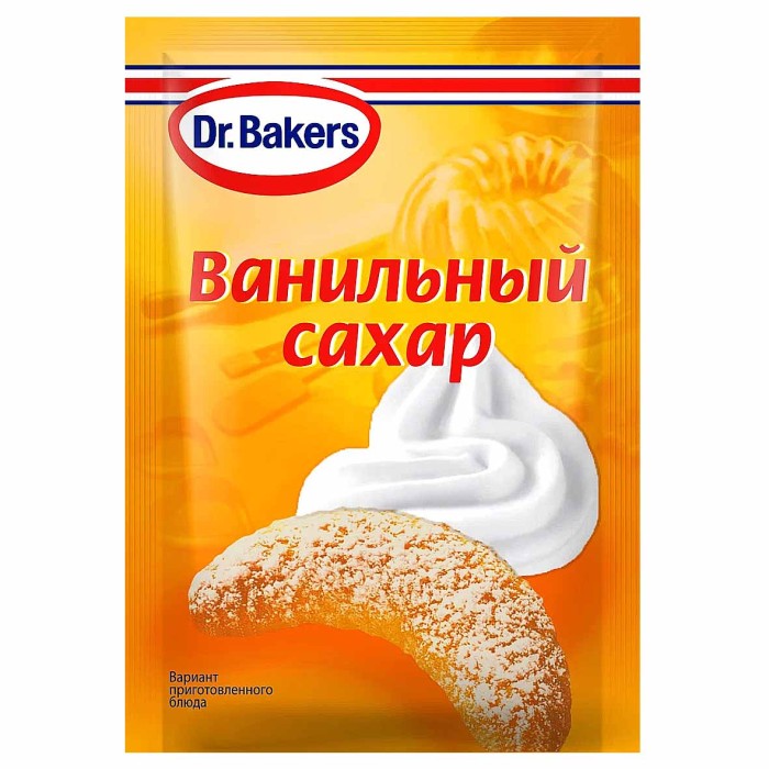Сахар ванильный Dr.Bakers 8гр м/у