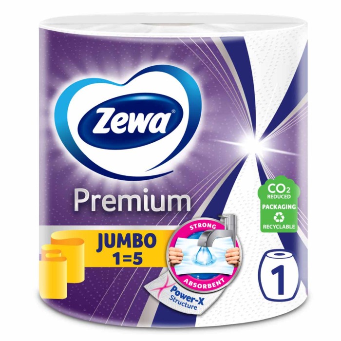 Полотенца бумажные Zewa Jumbo 3сл 1рул м/у