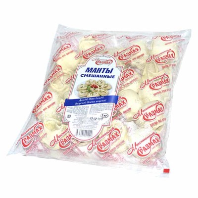 Манты Максимальный размах смешанные ручная лепка 1кг м/у
