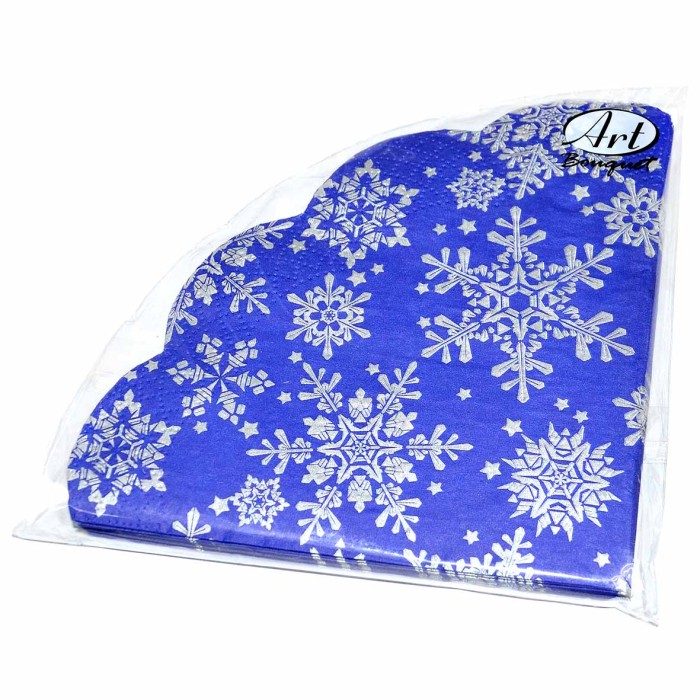 Салфетки бумажные Art Bouquet новогодний декор в ассортименте трехслойные 23см 12шт