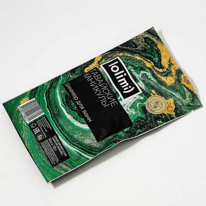 Шиммер для ванн Lolimi) Гавайские каникулы 180гр ф/п