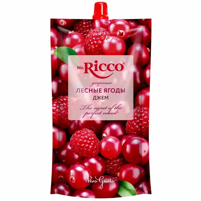 Джем Mr, Ricco Лесные ягоды 300гр д/п