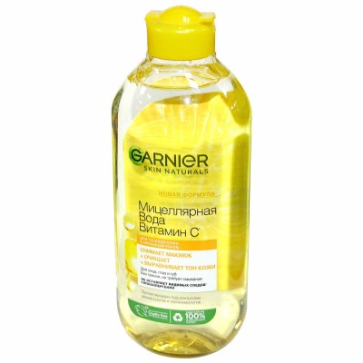 Вода мицеллярная Garnier Skin Naturals Витамин С 400мл пэт