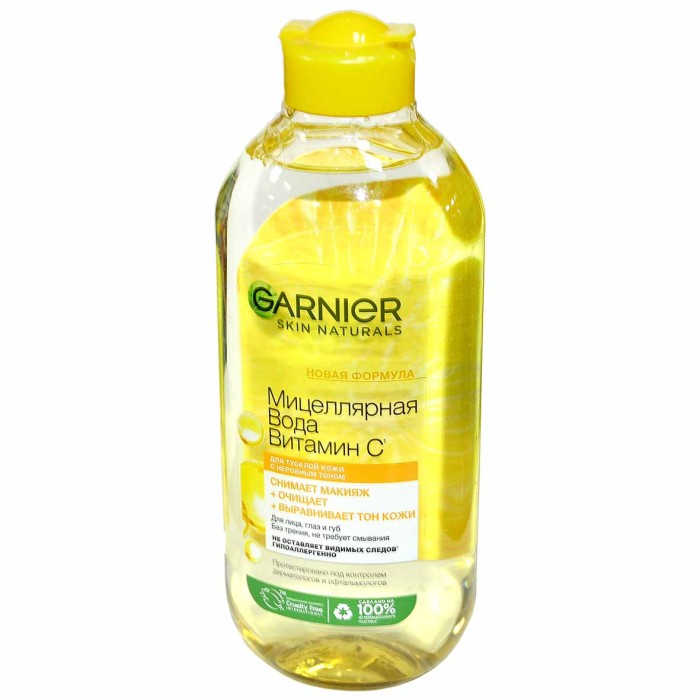 Вода мицеллярная Garnier Skin Naturals Витамин С 400мл пэт