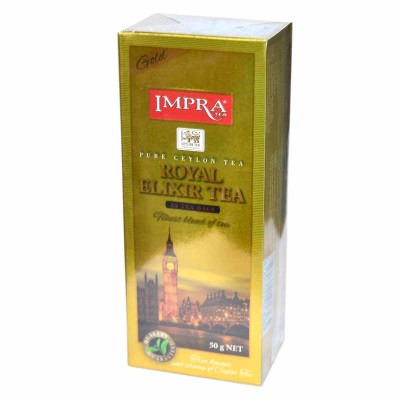 Чай Импра Gold Королевский черный 25*2гр к/у