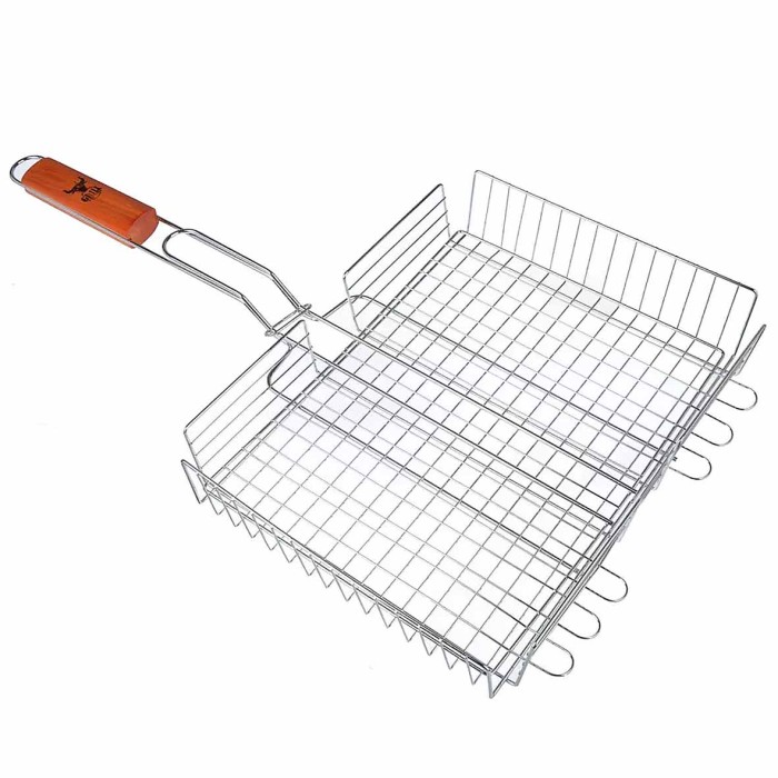 Решетка-гриль Grillboom хром 25*33*5см арт104-026