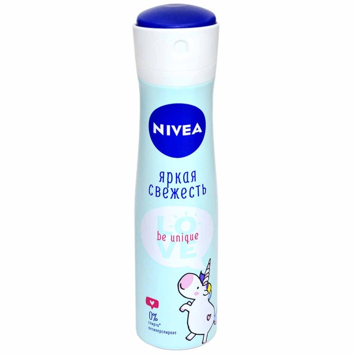 Дезодорант Nivea Love Be Unique яркая свежесть 150мл ж/б