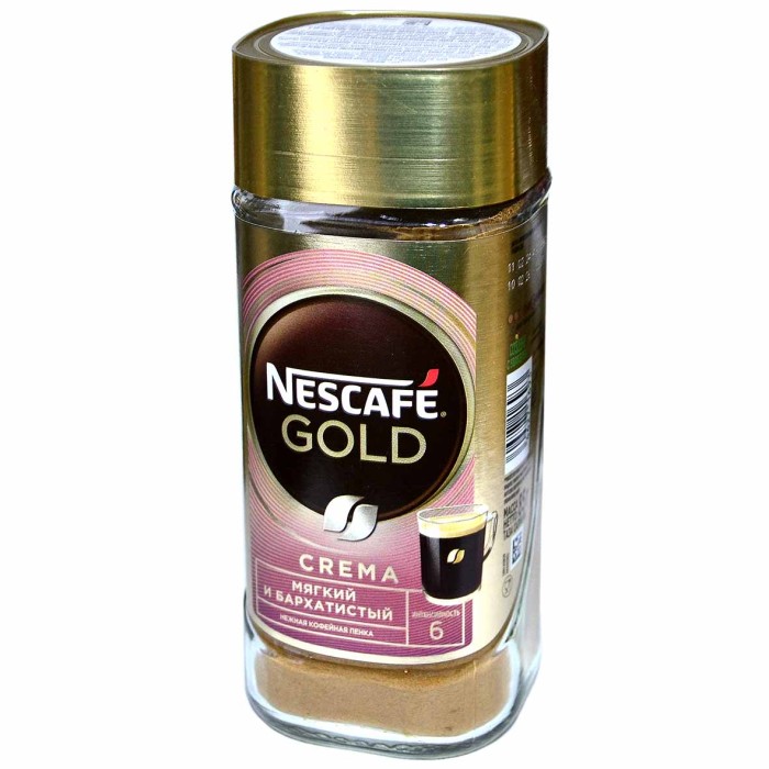 Кофе Nescafe Gold Крема 85гр ст/б