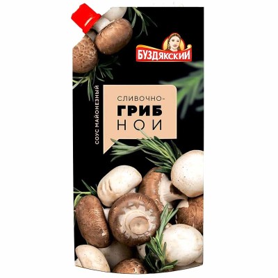 Соус Буздякский сливочно-грибной 190гр д/п