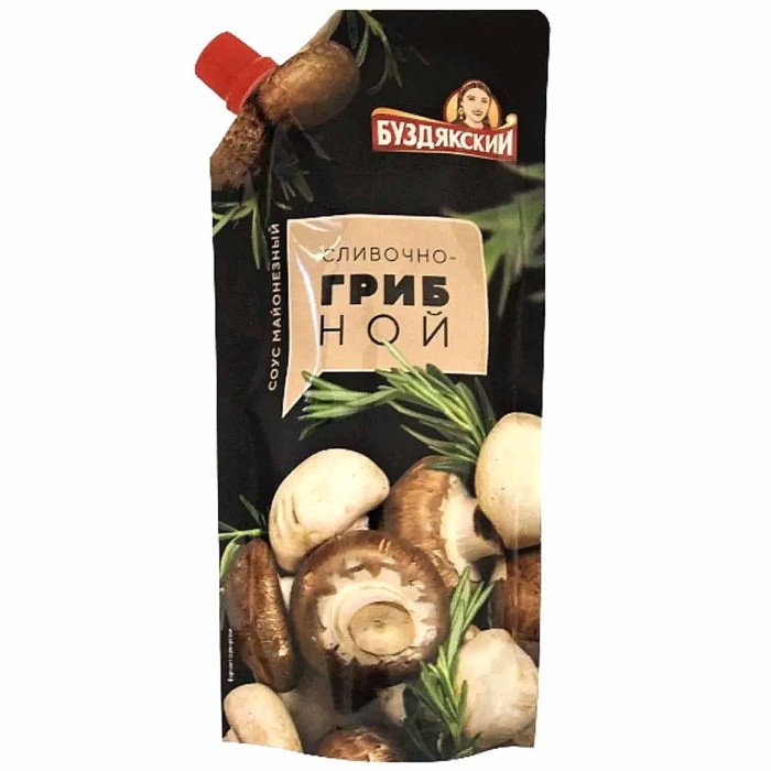 Соус Буздякский сливочно-грибной 190гр д/п