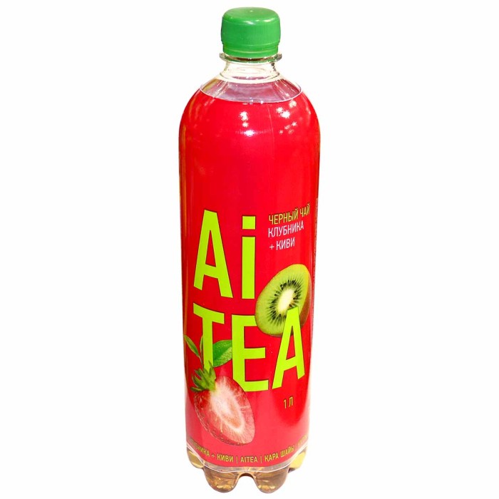Чай Ai Tea клубника-киви черный 1л пэт