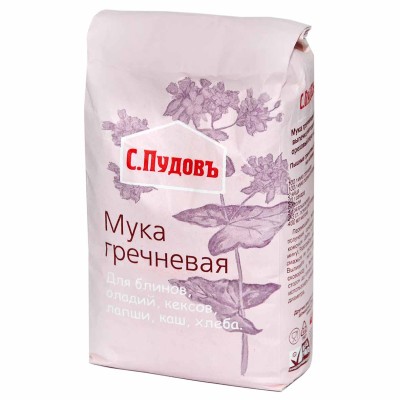 Мука С.Пудовъ гречневая 400 гр м/у