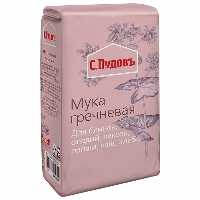 Мука С.Пудовъ гречневая 400 гр м/у