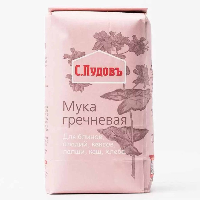 Мука С.Пудовъ гречневая 400 гр м/у