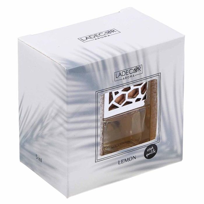Ароматизатор Ladecor на подвесе в декоративном флаконе 5мл арт425-244
