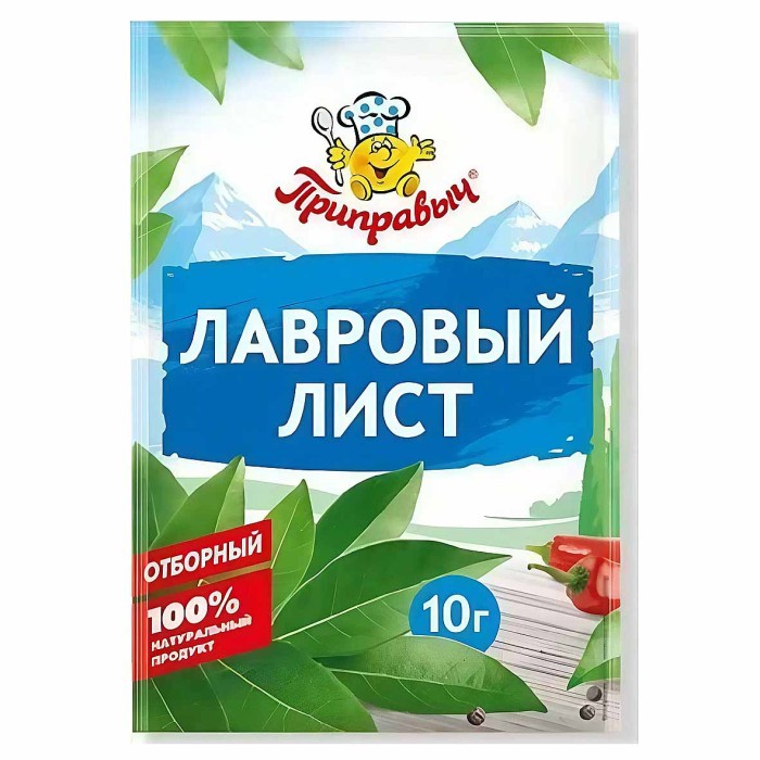 Лист лавровый Приправыч 10гр м/у