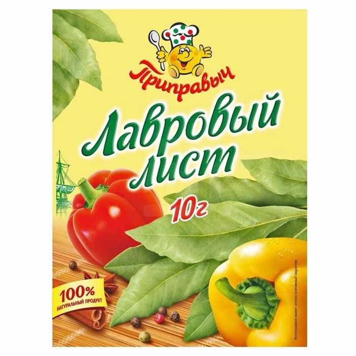 Лист лавровый Приправыч 10гр м/у