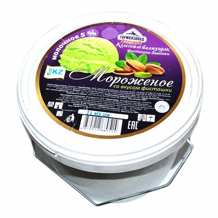 Мороженое Гормолзавод Фисташка 1кг ведро
