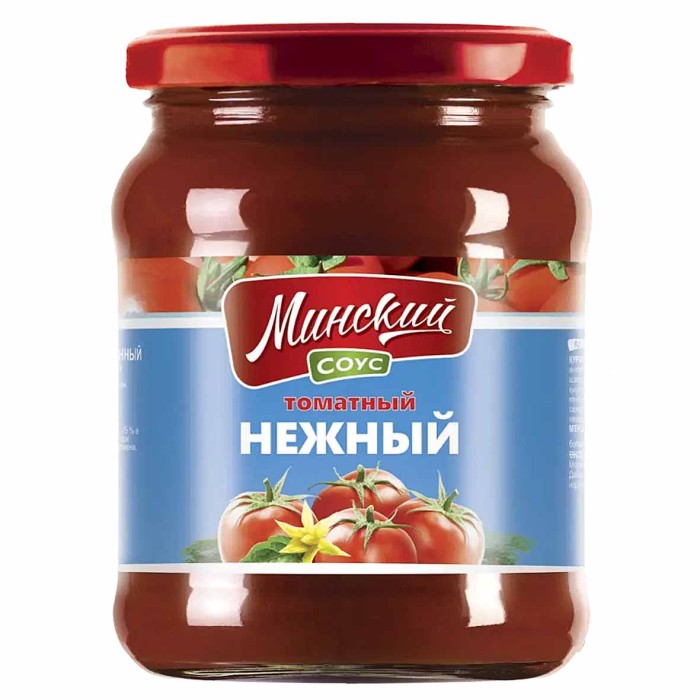 Соус  Минский Нежный томатный  490гр ст/б