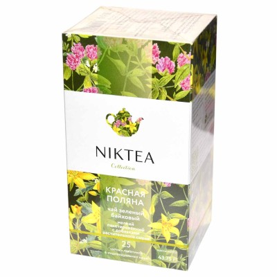 Чай Niktea Красная поляна зеленый 25*2гр к/у