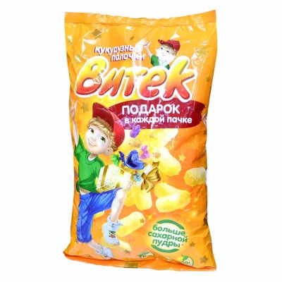 Палочки кукурузные Витек сладкие с подарком 140гр м/у