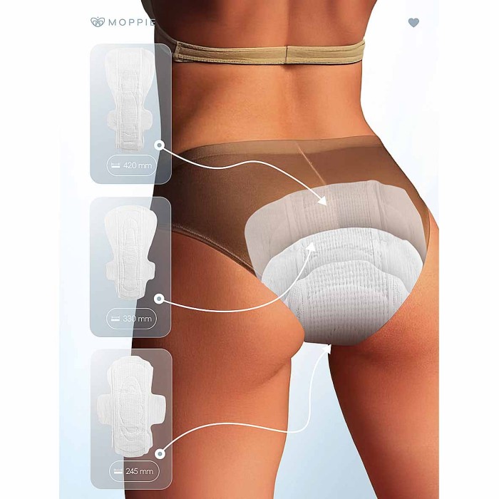 Прокладки Moppie Organic Cotton 8шт к/у