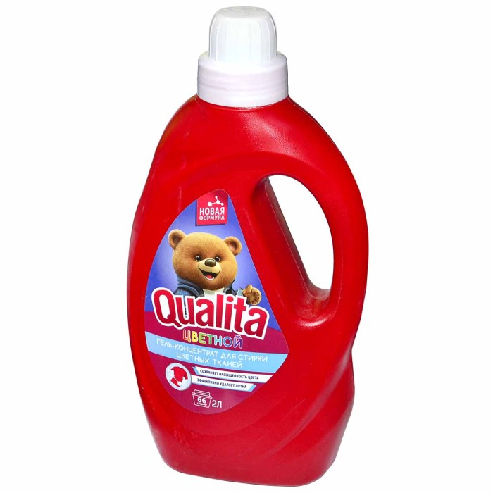 Гель для стирки Qualita для цветного белья 2л пэт