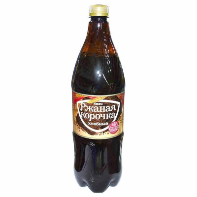Квас Ржаная корочка хлебный 1,5л пэт