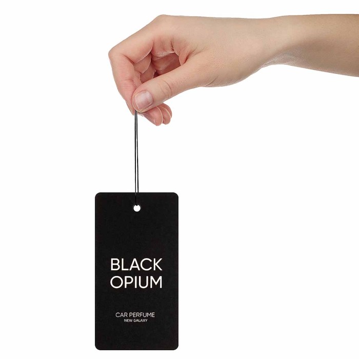 Ароматизатор New Galaxy Perfume Black Opium бумажный арт794-672