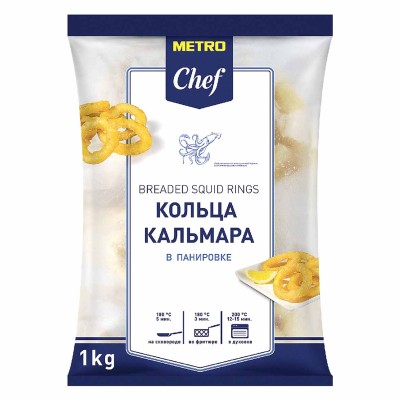 Кольца кальмара Metro Chef в панировке св/м