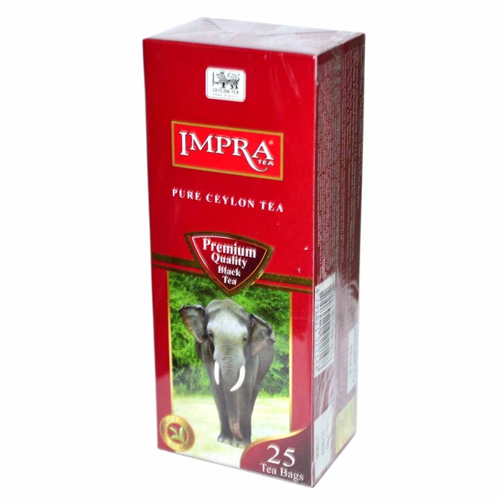 Чай Импра Королевский черный красная пачка 25*2гр к/у