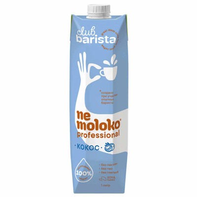 Напиток кокосовый Nemoloko на соевой основе обогащ витаминами и мин 1л т/п
