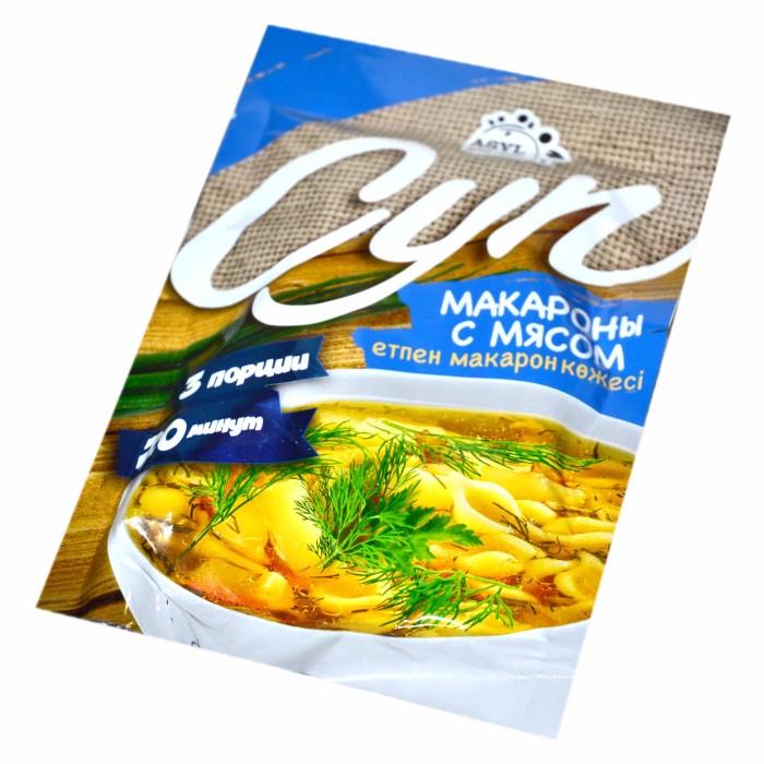 Суп Asyl Макароны с мясом 65гр м/у